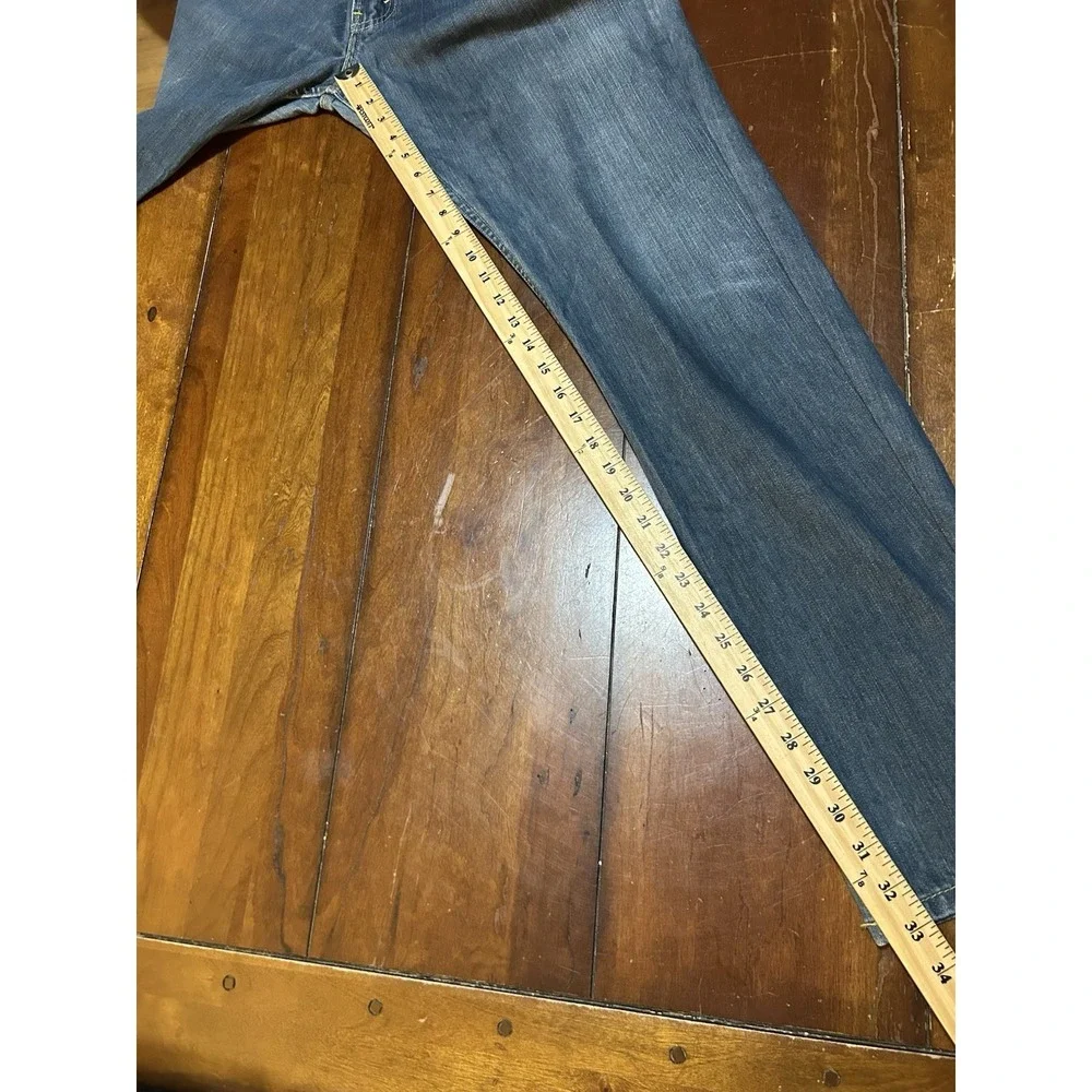 Vintage Levis 527 Low Boot Cut Jeans Mens 34x34 Blue Denim Y2K 32x33 Actual